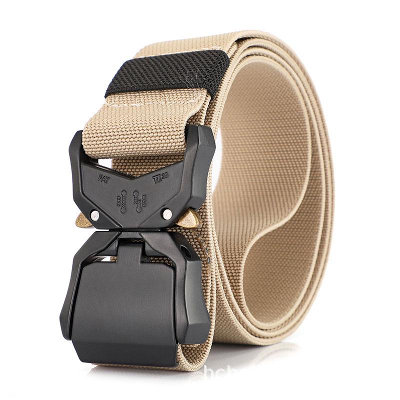 

Men s Elastic Tactical Outdoor Belt with Custom Logo Option 125cm хаки
