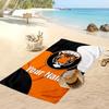Asciugamano da Spiaggia Personalizzato Stampato Hull City Logo Calcio Supporto Nome Personalizzato Testo Asciugamano Assorbente Per Sport Viaggio Regalo Speciale
