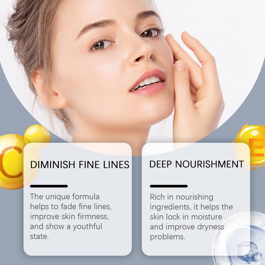 Anti Aging Serum Reduce Wrinkles Fade Fine Lines Whitening Firming Lighten Spots Repairing Nourishing Hydrating Facial Essence