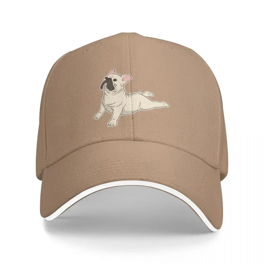 Yoga French Bulldog Pet Dog Lover Cycling Cap Sun Visor Hip Hop Caps Cowboy Hat Peaked Hats