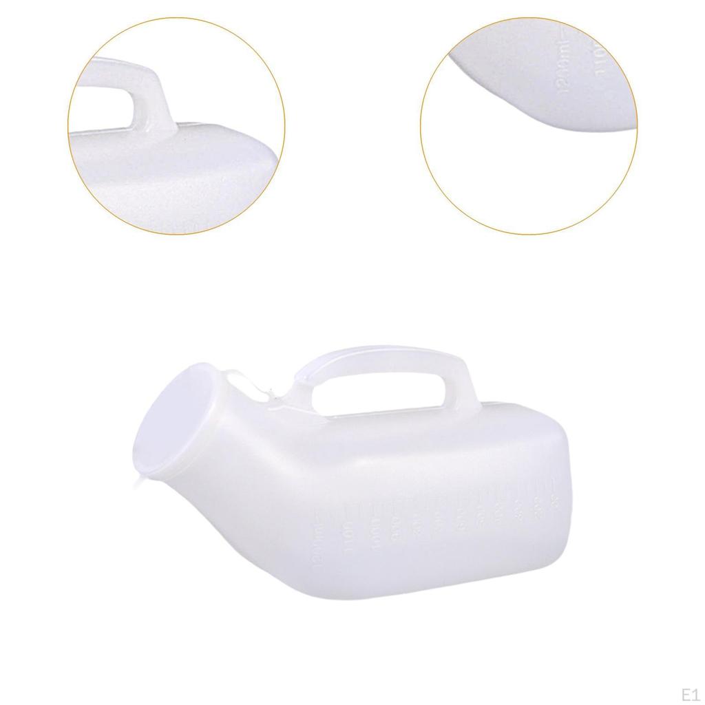 Male Urinal Bottle with Lid, Men Potty Collection Pot, Pee for Children
