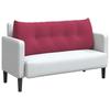 Back Cushion Burgundy Red 120 X 24 X 50 Cm Velvet