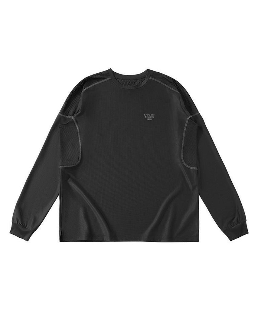 Beoteunseoul Airflow Mesh Panel Long Sleeve (3 Colors)