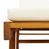 Sun Loungers With Cushions, 2 Pcs, 200X68X83 Cm, Solid Acacia Wood
