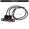 Left/Right Motorcycle Headlight Switches 12V Fog Spotlight Switches Modified Accessories Handlebar Mirror Mount Switches