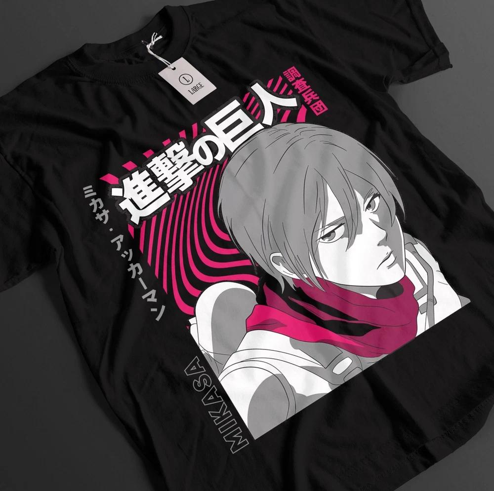Attack On Titan Shirt Mikasa AckerUnisex Tshirt AOT TShirt Anime Top Graphic Tee S