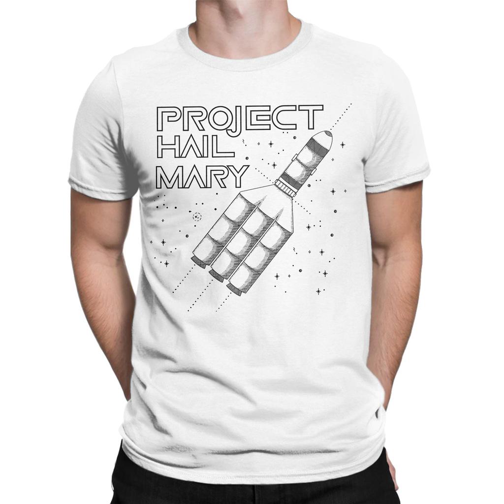 Project Hail Mary for Unisex Women T Shirt  Vintage Tee Shirt Short Sleeve Crewneck TShirts 100 Cotton Plus Size Clothing