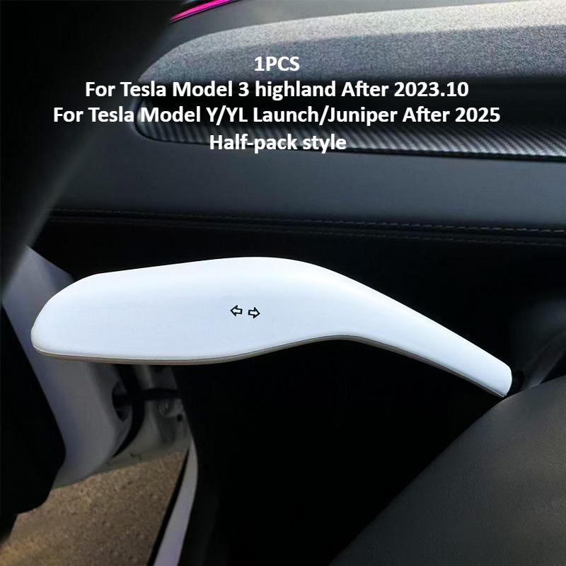 Steering Wheel Whift Protection Cover for Tesla Model 3 Model Y/YL Juniper 2025+ ABS Column Shift Knob Cover Car Accessories