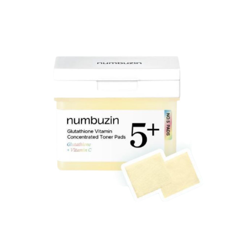 

numbuzin Glutathione No.5 Vitamin Spotlight Pad 70Pads and Serum 30ml 2-Week Intensive Dark Spot Care Set
