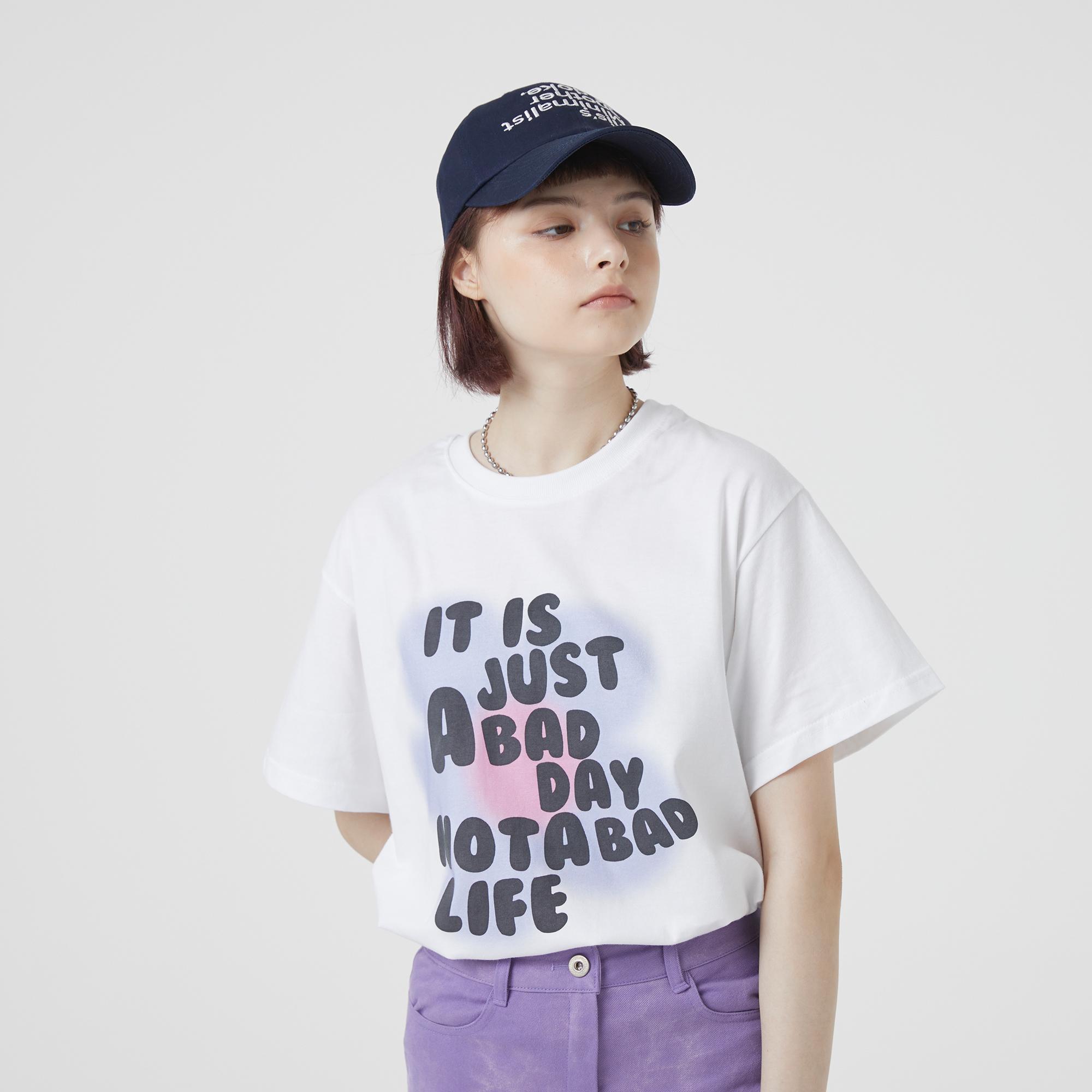 Graph Platform Flower Spray Short Sleeve T-Shirt Violet Violet