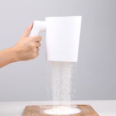 Flour Sifter Lightweight Battery Operated ABS Convenient Compact Electric Flour Sieve for Home