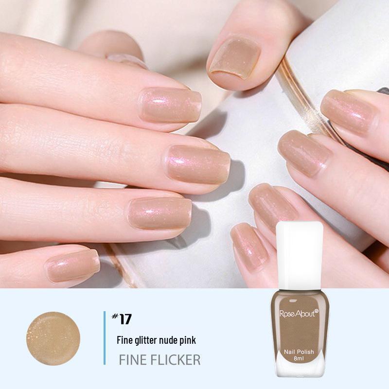 Aurora Nude Water-Based Peelable Nail Polish - Summer Long-Lasting, Eco-Friendly, Odorless, No-Bake, Free Shipping