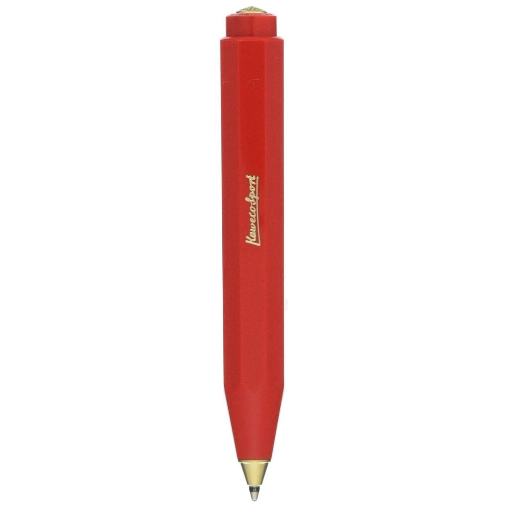 Kaweco Classic Sport Kugelschreiber Offiziell importierter Stift, Ölbasis, Rot, CSBP-RD,