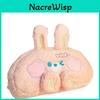  Trousse à crayons en peluche lapin mignon avec grande capacité pour le rangement des fournitures scolaires et de bureau