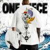 2025 Summer One Piece Animation Brand 100Cotton All Characters Printed Tshirt for Unisex Short Sleeve Casual Adult Children