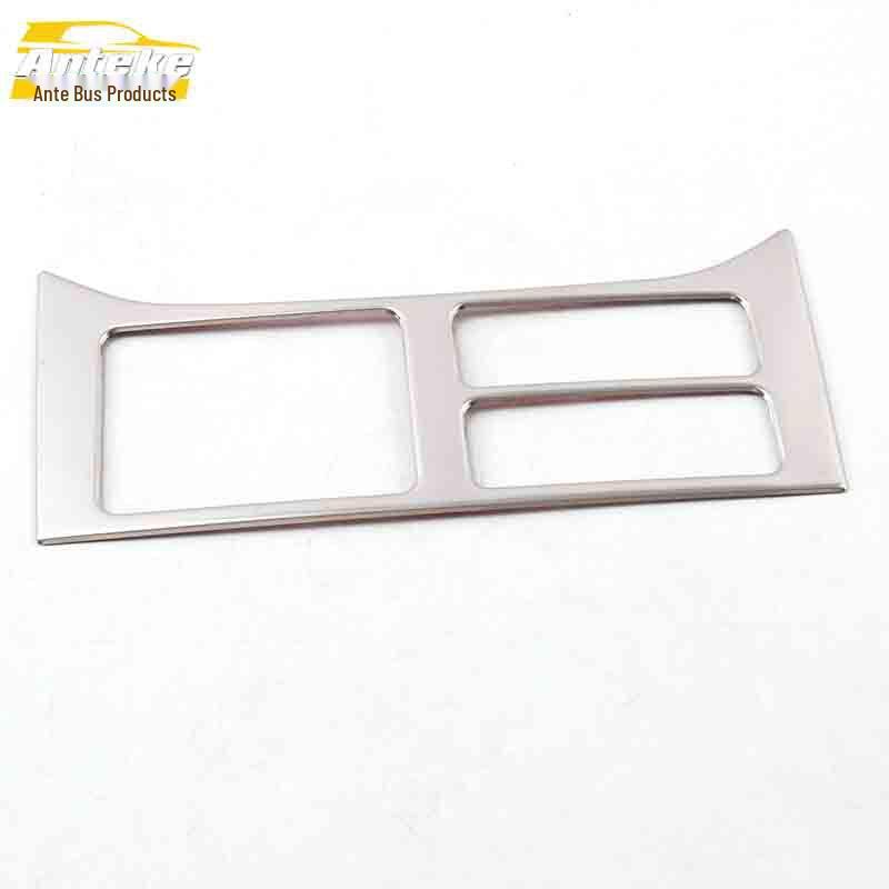 GS8 Gear Shift Seat Heating Button Decorative Stainless Steel Sticker Accessory