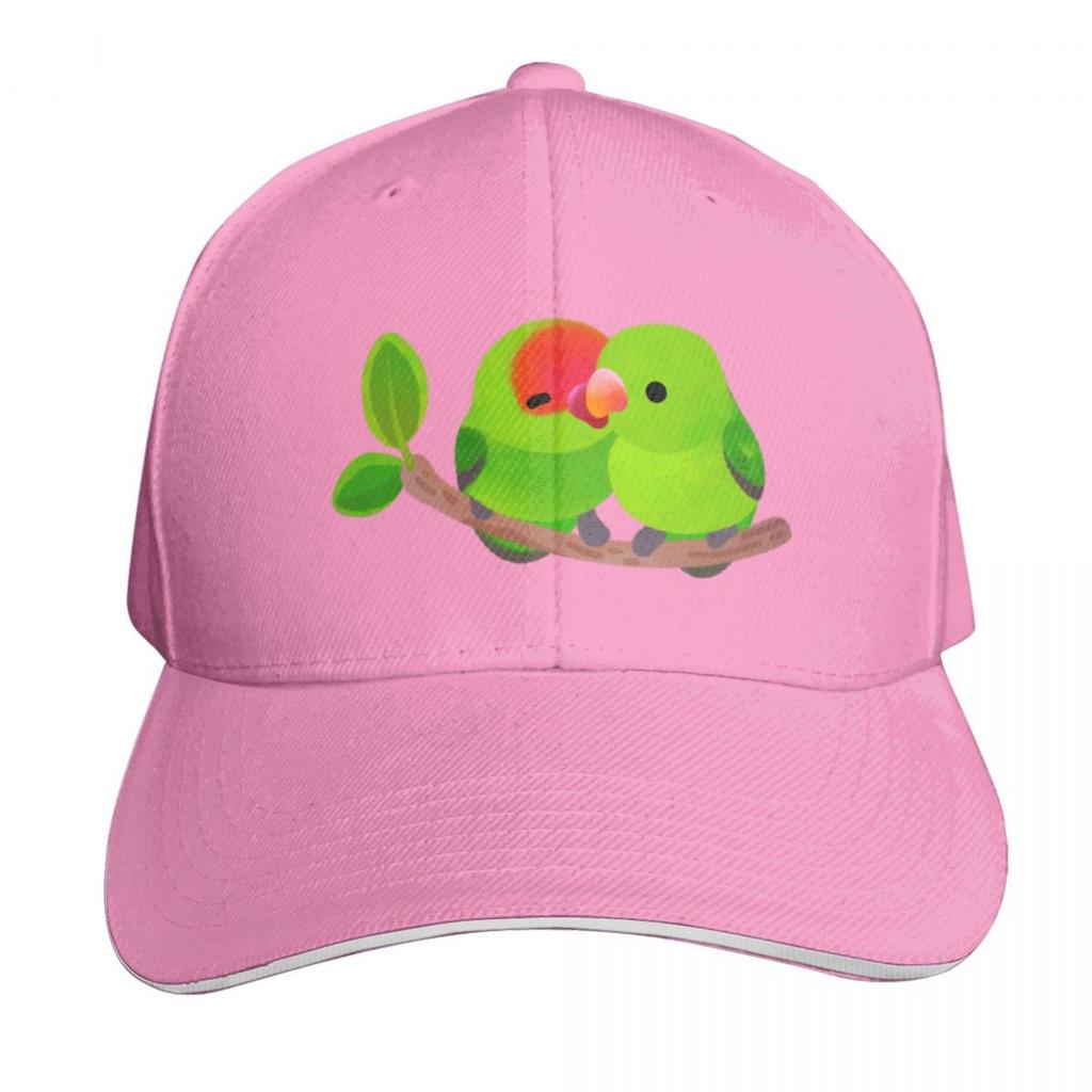 Tunaday Lovebird Baseball Cap Quick Dry Performance Cotton Twill Breathable Contrast Two Tone Brim