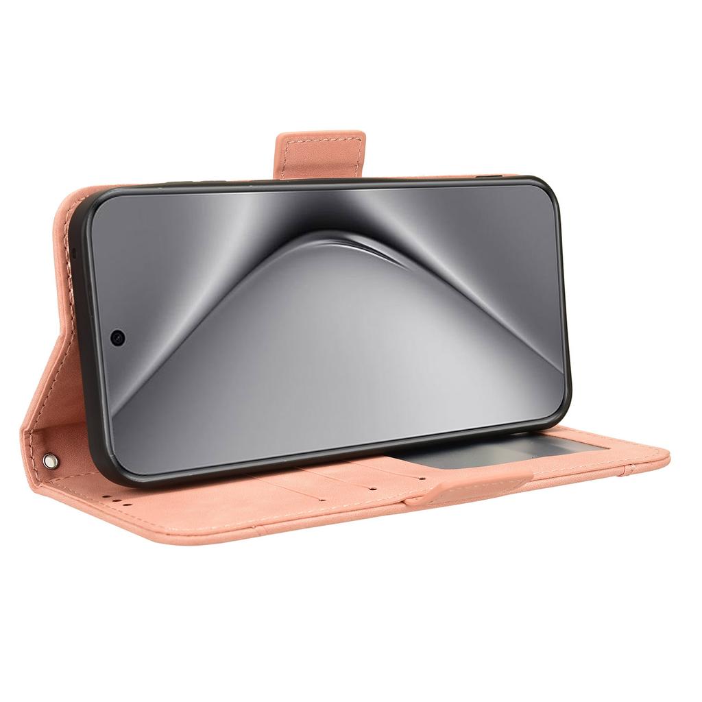 For Huawei Pura 70 Leather Case Multiple Card Slots Mobile Phone Cover