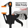 4/6/8/10 Inch Bar Clamps for Woodworking, Quick Grip Clamps Trigger Clamp One Handed Ratchet Clamp, Mini Small Bar Clamp for Craft