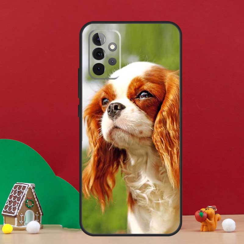 Cavalier King Charles Spaniel Dog Case For Samsung Galaxy A17 A06 A16 A56 A36 A54 A34 A14 A52 A32 A13 A23 A33 A53 A15 A35 A55