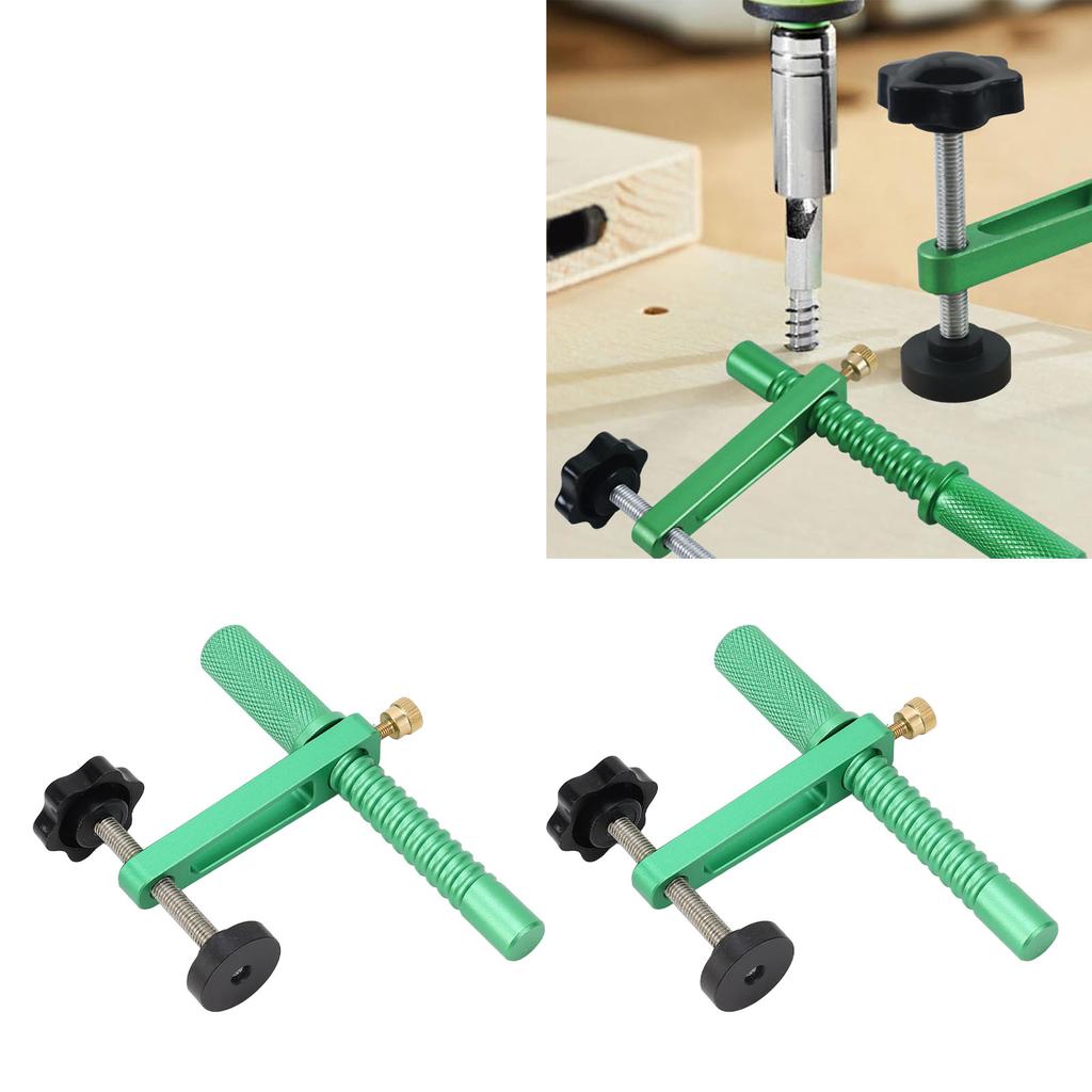 2PCS Bench Dog Woodworking Clamp 20mm Aluminium Alloy Bench Dog Hole Clamp for Handcraft