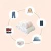 100pcs Durable Polyester Elastic Storage Straps–Organizer for Home Clothes Bedding Clothing Organization, Luggage Compression