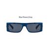 Big Frame Square Sunglasses For Female Fashion Brand Flower Ladies Sun Glasses Vintage Shades Eyewear Oculos De Sol UV400