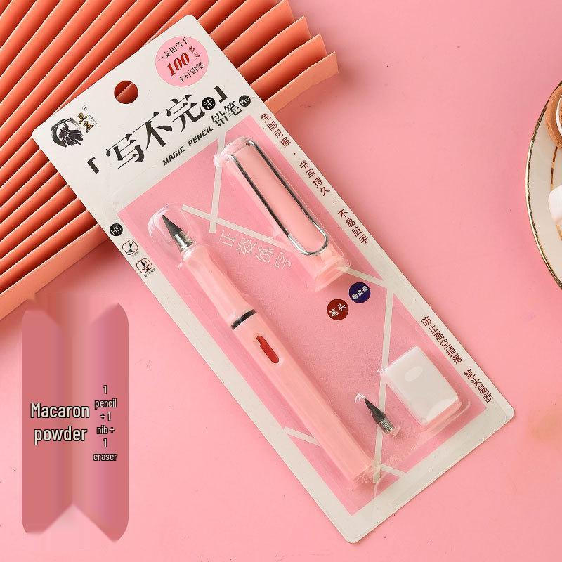 Eternal Black Pencil: Everlasting HB Pencil - No Ink, No Sharpening, Durable Writing & Drawing.