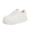 2025 Korean Style White Casual Women's Sneakers - Spring Versatile Street Snap KT2812-1