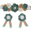 Maternity Sash and Corsage Set Mom To Be Daddy To Be Theme Baby Shower Decorations,Pregnancy Photo Props Supplies, for New Mommy and Daddy (Corsage