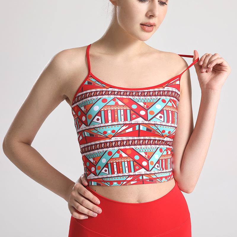 

Костюм для йоги «Майянская мандала»: Женский топ с подкладкой и фитнес-комплект из двух частей Small