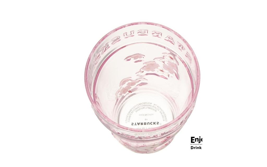 #2026 STARBUCKS JAPAN SAKURA 473ml GLASS PINK TUMBER FREE SHIPPING