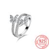 Copper Authentic Beautiful Stars and Moon Shining Sun Geometry Infinite Combination Ring Boutique Matching Gifts