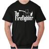 Funny First Responder The Firefighter Mens Graphic T Shirt Tees