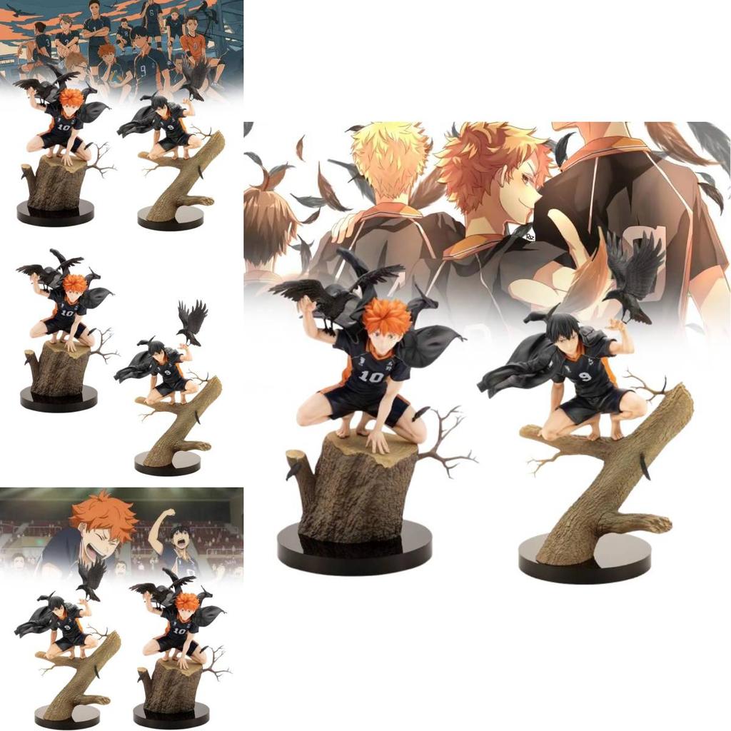 High-quality Pvc Haikyuu Gk Figure Of Hinata Shoyo And Kageyama Tobio With Detailed Base