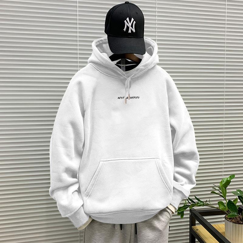 Herbst/Winter Neu Herren Amerikanischer Stil Kapuzenpullover Hoodie mit Samtfutter
