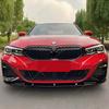 For BMW G20 G21 M-Sport 320i 330i M340i xDrive 2019-2022 ABS Body Kits Gloss Black Car Front Bumper Lip Diffuser Spoiler Tuning