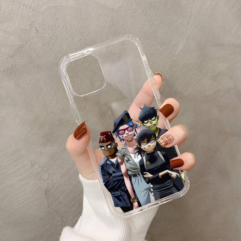Gorillaz Phone Case for iPhone 11 12 13 mini pro XS MAX 8 7 6 6S Plus X 5S SE 2020 XR case
