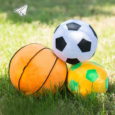 Creative Simulation Basketball Football Boy Plush Toy Children'S Birthday Gift Doll