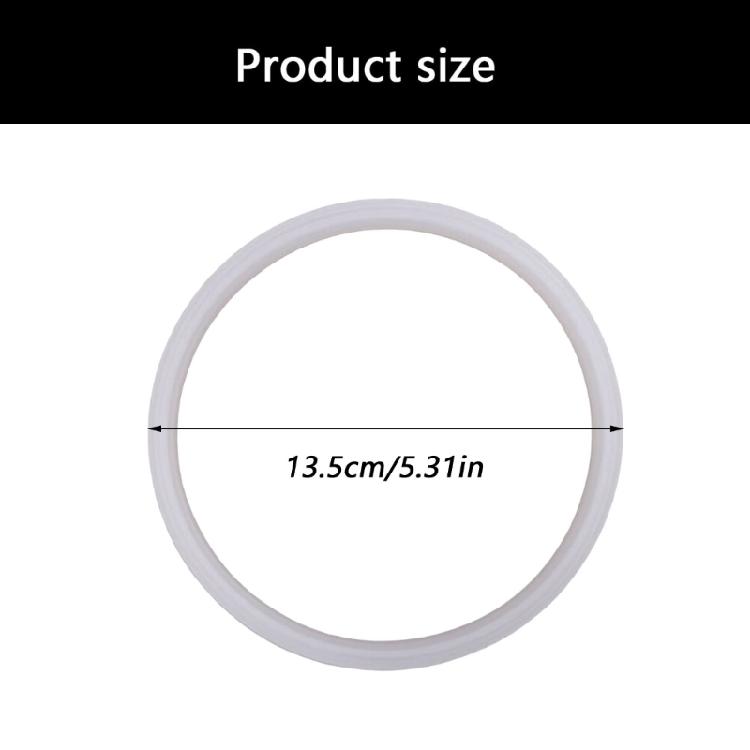 Long Lasting Silicone Seal for Sausage Stuffer Machines Replacement Part Suitable for 606 and 1606 Series 3L 5L 7L