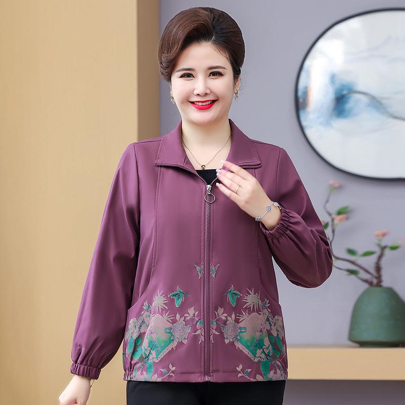 

2025 Autumn Plus-Size Casual Jacket for Middle-Aged & Elderly Women 2XL