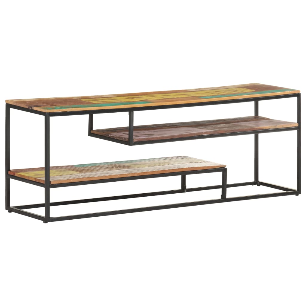 TV Cabinet 130x30x45 cm Reclaimed Solid Wood