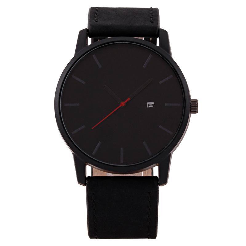 

Large dial casual watch men s watch men s watch calendar belt quartz watch