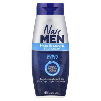 Men's Hair Removal Body Cream, 340g (12oz)