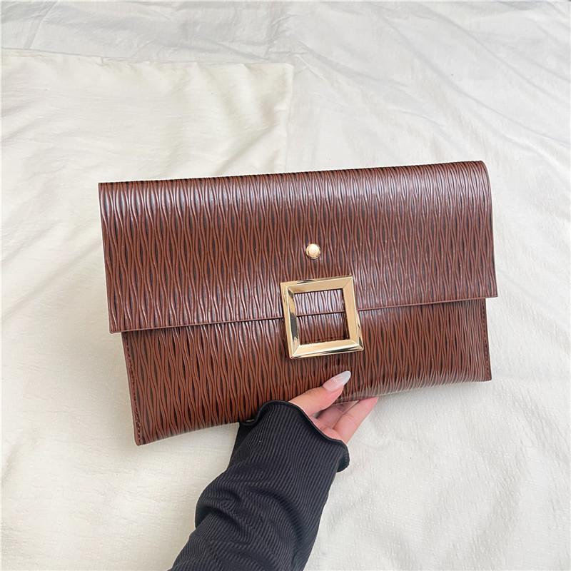 Lady's Large-capacity Stylish Dinner Cash Bag with A Slip Pocket Inside