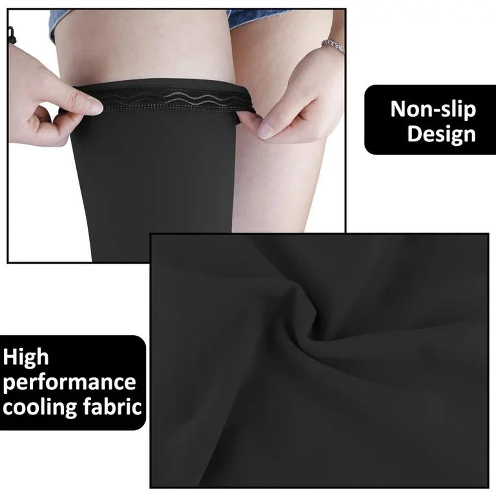 Knee Calf Sleeves Full Leg Sleeves Sweat Wicking Compression Leg Warmers Basketball