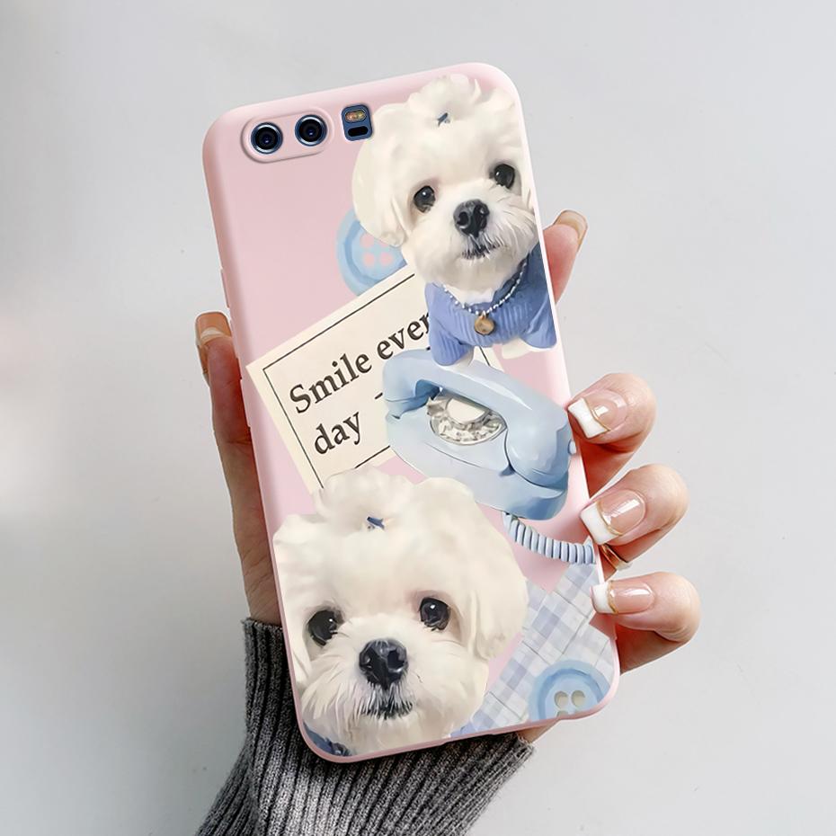Silicone Back Cover for Huawei P10 Plus Soft Cute Rabbit Panda TPU Bumper Protective Phone Case HuaweiP10 P10Plus Fundas Housing