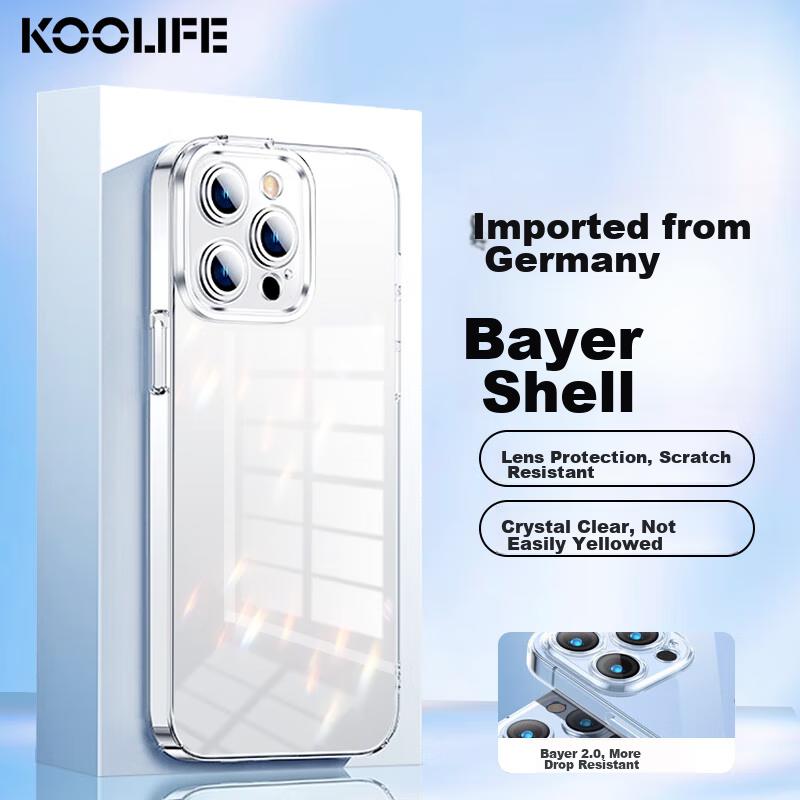 IPhone 14 Pro Case, 14 Pro Protective Cover, German Bayer Material, Full Protection, Transparent Silicone, Ultra-Thin Airbag, Shockproof Soft And Hard