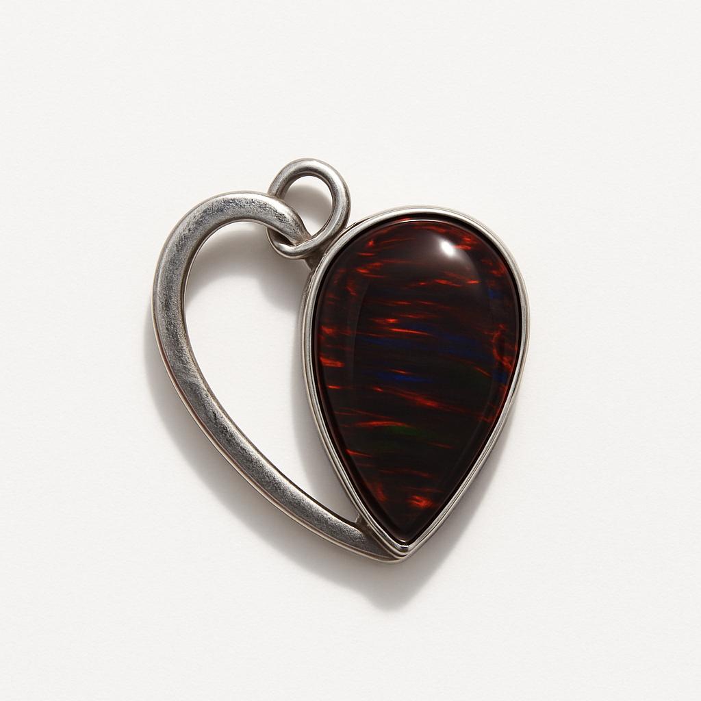 Natural Opal Pendant 24 ct Multicolor Pear Cut 925 Sterling Silver October Birthday Birthstone