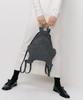 Pleatsmama New Bow Backpack Glitter Stone Brown